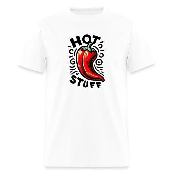 Hot Stuff - Men's T-Shirt - white - Front - Jose (178cm)
