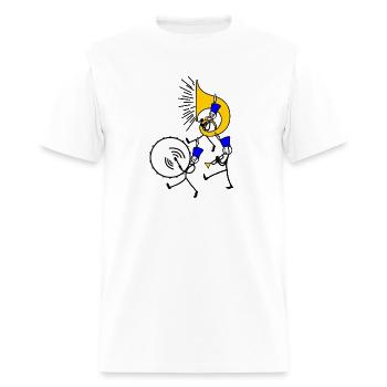 Fanfare orchestra small - Men's T-Shirt - white - Front - Jose (178cm)