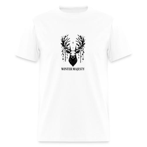 Majestic Reindeer T-Shirt, Poster, & Mug - Men's T-Shirt