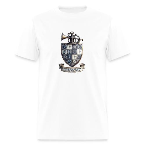 Selective Hearing Expert Crest T Shirt - Men's T-Shirt