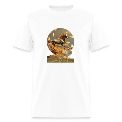 Year of the Horse Abundance T Shirt, Lunar NY Gift - Men's T-Shirt