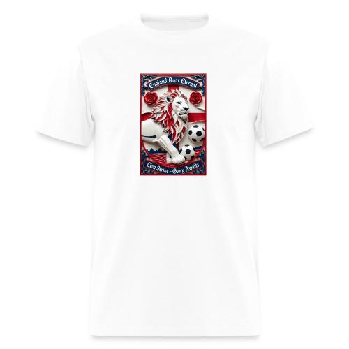 England Lion Soccer T Shirt, Football Pride Gift - Men's T-Shirt
