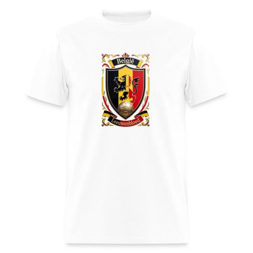 Belgium Lion Crest T-Shirt, Belgian Flag Gift - Men's T-Shirt