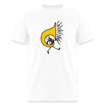 Fanfare big tuba - Men's T-Shirt - white - Front - Jose (178cm)