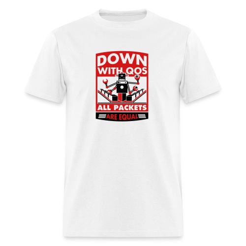 Down With QoS - Men's T-Shirt