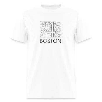 BOSTON - Men's T-Shirt - white - Front - Jose (178cm)