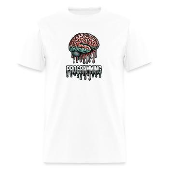 Programming - Men's T-Shirt - white - Front - Jose (178cm)