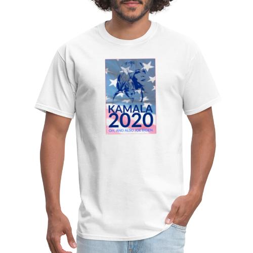 Kamala 2020.... And, also Joe Biden (w/flag) - Men's T-Shirt