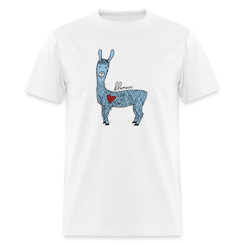 Cute llama - Men's T-Shirt