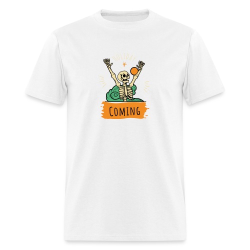 Orange Green Simple Holiday is Coming T Shirt - Men's T-Shirt