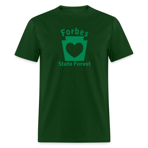 Forbes State Forest Keystone Heart - Men's T-Shirt