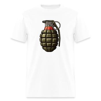 Clipart de grenade - T-shirt Homme - blanc - Devant - Jose (178cm)