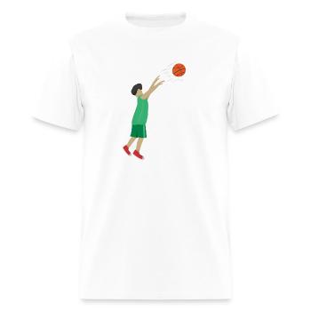 basket ball player - Men's T-Shirt - white - Front - Jose (178cm)