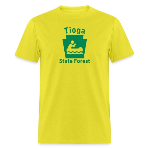 Tioga State Forest Boating Keystone PA - Men's T-Shirt