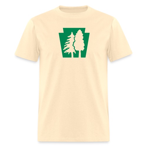 PA Keystone w/trees - Men's T-Shirt