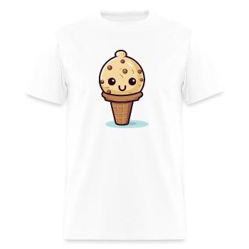 Ice Cream Cone - Men's T-Shirt - white - Front - Jose (178cm)