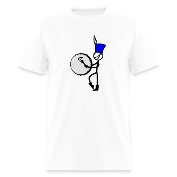 Fanfare large drum - Men's T-Shirt - white - Front - Jose (178cm)
