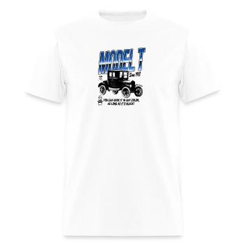 Ford Model - Men's T-Shirt - white - Front - Jose (178cm)