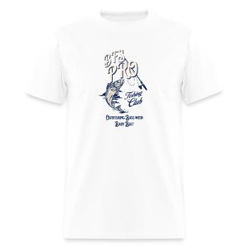 BFS PRO: Outfishing Bass with Baby Bait - Men's T-Shirt - white - Front - Jose (178cm)