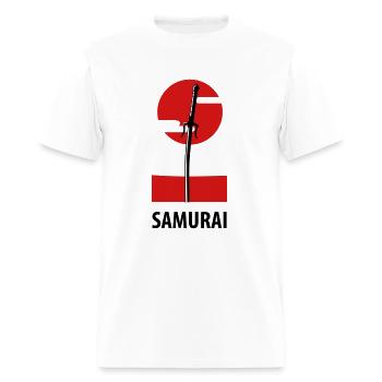 Samurai sword - Men's T-Shirt - white - Front - Jose (178cm)