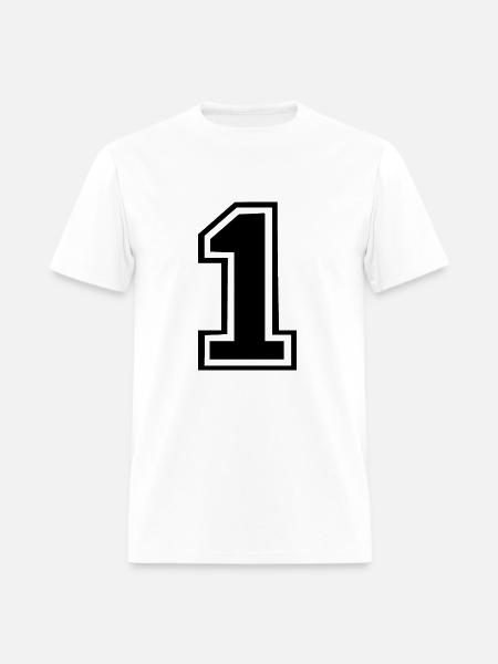1 - Men's T-Shirt - white