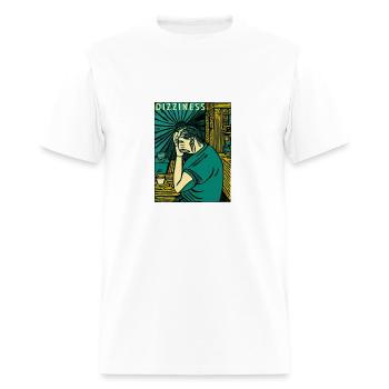 Dizziness The Style Of Jim Nutt Karl Wir - Men's T-Shirt - white - Front - Jose (178cm)