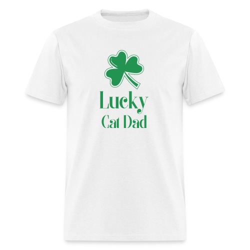 Cat Day Lucky St Patrick's Day - Men's T-Shirt