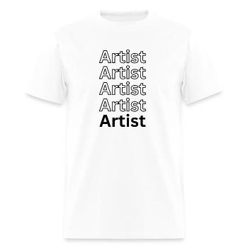 Artist design for Artist Community - Men's T-Shirt - white - Front - Jose (178cm)