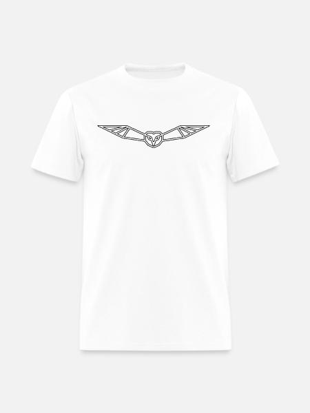 Eagle low poly - Men's T-Shirt - white