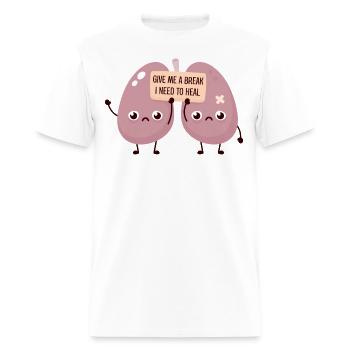 Smoking Cessation smoking and health Smoke - Men's T-Shirt - white - Front - Jose (178cm)