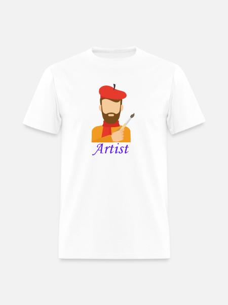 Artist - Men's T-Shirt - white