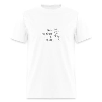 Bienheureux inspirants - T-shirt Homme - blanc - Devant - Jose (178cm)