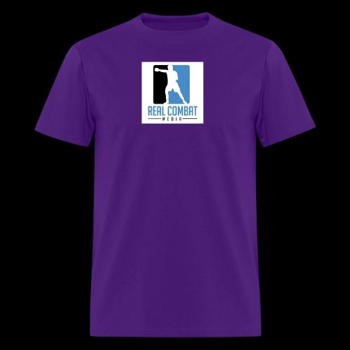 Real Combat Media Logo 2 - Men's T-Shirt