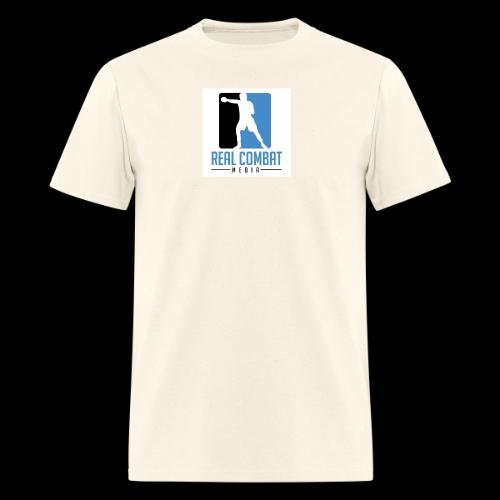 Real Combat Media Logo 2 - Men's T-Shirt