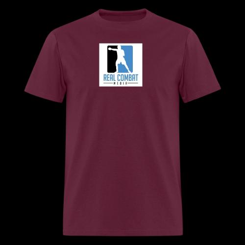 Real Combat Media Logo 2 - Men's T-Shirt