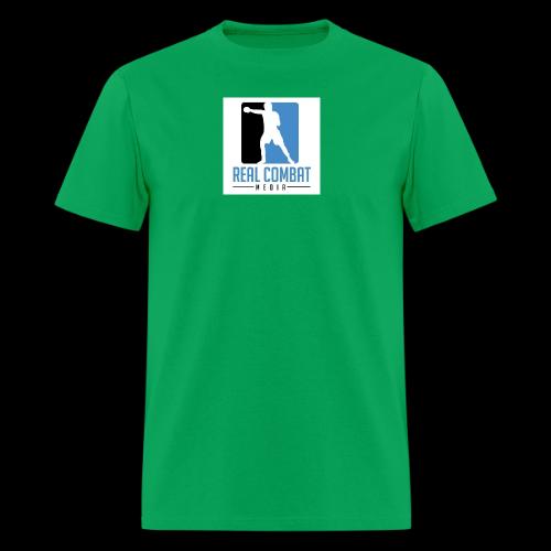 Real Combat Media Logo 2 - Men's T-Shirt