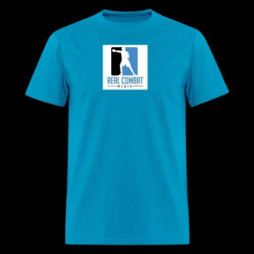 Real Combat Media Logo 2 - Men's T-Shirt