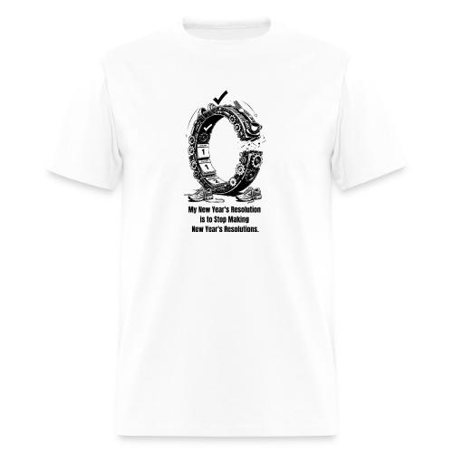 The Resolution Loop - Sarcastic New Year's T-Shirt - Men's T-Shirt