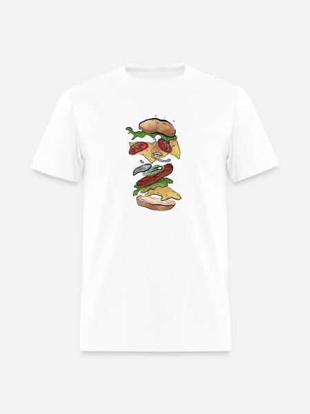 Burger - Men's T-Shirt - white