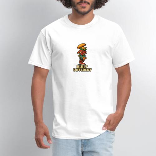 Built Different Creative Fun Graphic Design - Men's T-Shirt