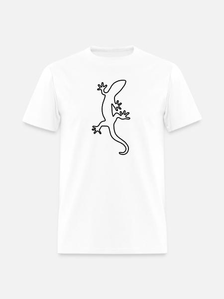 Lizard Salamander Gecko Fire salamander - Men's T-Shirt - white