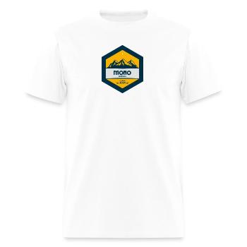Mono Outdoors Hexa Crest Blue - Men's T-Shirt - white - Front - Jose (178cm)