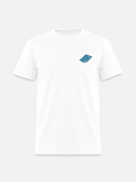 Shell embroidered - Men's T-Shirt - white