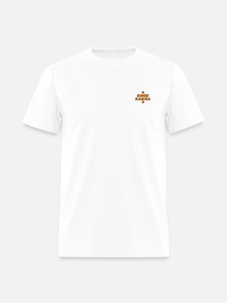 Good Karma embroidered - Men's T-Shirt - white