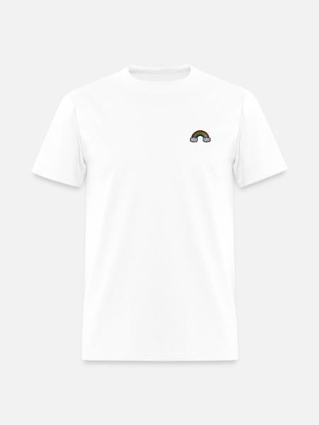 Rainbow embroidered - Men's T-Shirt - white