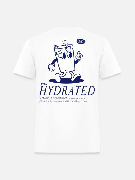 Stay Hydrated - Drink Your Water - Men's T-Shirt - white