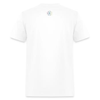 Colorful Seed of Life - Men's T-Shirt - white - Back - Jose (178cm)