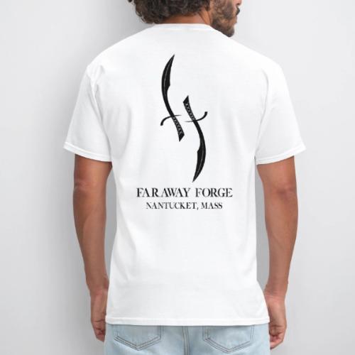 Faraway Forge BIG logo - White - Men's T-Shirt