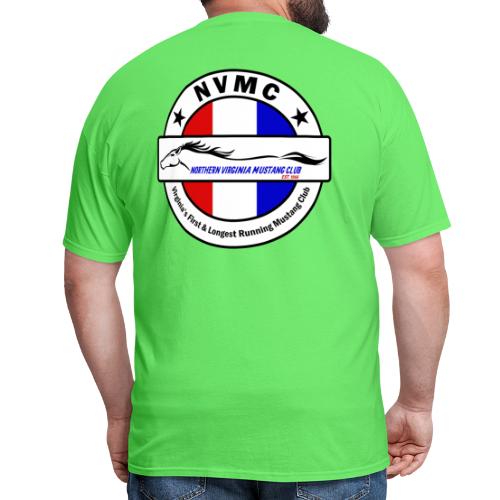 Circle logo t-shirt on white with black border - Men's T-Shirt
