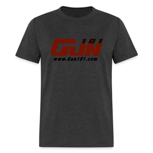 Gun101 T-Shirt w/ Red Logo - Men's T-Shirt